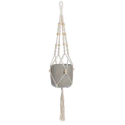 Jardinière macramé Olas